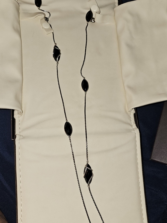 David Yurman Jewelry - David Yurman Black Station Long Necklace NO RETURNS FINAL SALE.